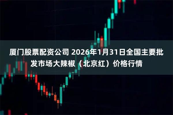 厦门股票配资公司 2026年1月31日全国主要批发市场大辣椒（北京红）价格行情