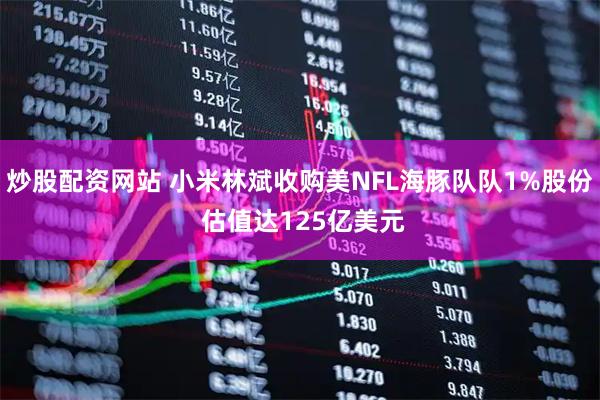 炒股配资网站 小米林斌收购美NFL海豚队队1%股份 估值达125亿美元