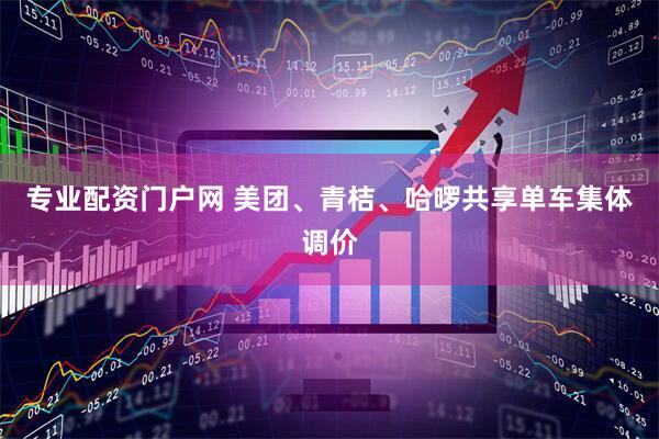 专业配资门户网 美团、青桔、哈啰共享单车集体调价